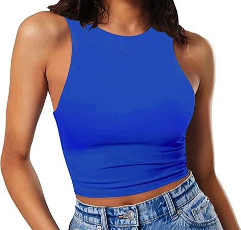 Basic Crop Tops, Short Vest, Square Neck Top, Mini Robes, Cropped Tops, Cropped Cami, Workout Fitness, Everyday Dresses, Tankini Top