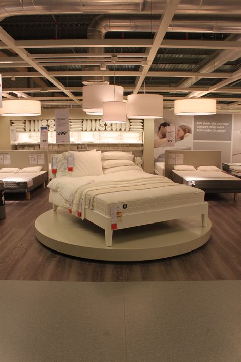 Ikea Store - Mattress Ikea Store Display Ideas, Mattress Display Ideas, Ikea Store Display, Mattress Display, Store Mattress, Furniture Store Display, Ikea Mattress, Ikea Inspiration, Box Springs