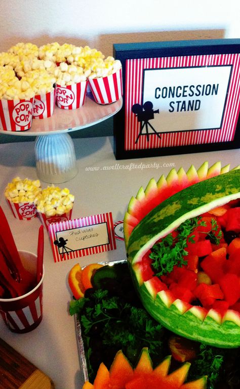 A Movie Themed Bridal Shower – A Well Crafted Party Movie Bridal Shower Theme, Movie Themed Bridal Shower Ideas, Trendy Wedding Themes, Grease Theme, Work Appreciation, Theater Wedding, Movie Wedding, Outdoor Bridal Showers, Kids Bridal