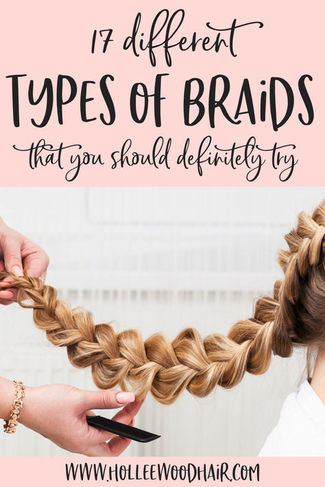 Want to learn about the different types of braids? Like French braids, cornrows, lace braids, waterfall braids, and even rope raids... Discover the incredible world of braids with our ultimate guide! From classic French braids to trendy fishtail braids, we've got the lowdown on every style for different hair types. Whether you're a beginner or a braiding pro, these step-by-step tutorials will help you master these gorgeous looks in no time. Braid Guide, Anime Braids, Different Types Of Braids, Hairstyle Bridal, Different Braids, Long Box Braids, Types Of Braids, Braid Tutorial, Bridal Hairstyles