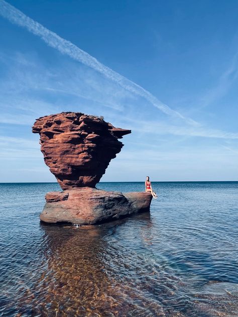 #teacuprock #pei #canada #canadiangirl #ocean #waves #summer Pei Canada, Canadian Girls, Ocean Waves, Water, Quick Saves