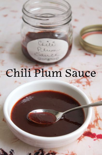 Food Lust PeoplFood Lust People Love: Spicy, sweet and tangy, this chili plum sauce is the perfect combination. It's wonderful with duck, pork or chicken. e Love: Spicy and sweet, this chili plum sauce is the perfect combination of both, wonderful with duck, pork or chicken. Plum Chutney Recipes, Plum Sauce Recipe, Plum Chutney, How To Cook Chili, Homemade Salsa Verde, Creamy Chicken Tortilla Soup, Chili Pepper Recipes, Chicken Wing Sauces, Sauce For Salmon