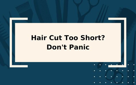 When it comes to fixing hair that’s cut too short, many of us have been there. But don't worry -- we've rounded up some simple fixes to help you get your How To Fix Short Hair, Fixing Short Hair, Round Haircut, Barber Cut, Super Short Haircuts, Growing Your Hair Out, Barbers Cut, Bad Haircut, Short Hairdos