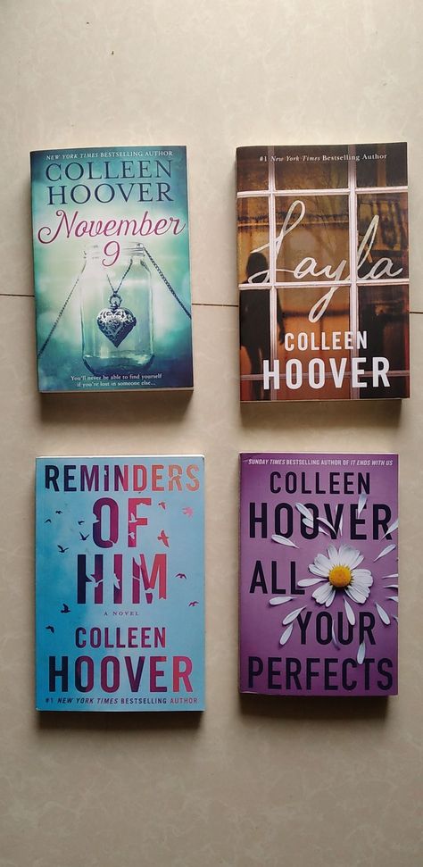 Coleen Hoveer All Books, Colleen Hoover Book, Colleen Hoover Books, Book Things, It Ends With Us, Girl Reading, Colleen Hoover, He Is Able, Book Collection