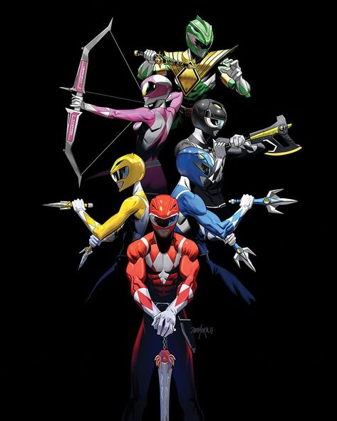 Gambit Wallpaper, Power Rangers Poster, 90s Cartoon Shows, Power Rangers Comic, Dan Mora, Power Rangers Megazord, All Power Rangers, Power Rangers Fan Art, Power Rangers Samurai