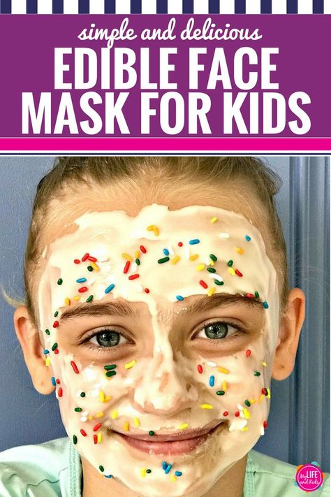 Whether you're throwing a spa birthday party or just want some fun relaxation time with your kids, this DIY edible face mask is sure to make any little girl (or little boy, if we're being honest) super excited for some pampering. Inspired by the Sunny Day preschool series on Nickelodeon, you can follow the simple and easy recipe to make it yourself, or you can just grab a jar next time you're at the grocery store. And it tastes good too! #spaday #kids #parenting #facemask #recipe #edible #AD Homemade Kids Face Mask, Kids Face Mask Spa, Homemade Face Masks For Kids, Spa Day Preschool, Diy Spa Day At Home Kids, Spa Activities For Kids, Toddler Spa Day, Kids Spa Day, Spa For Kids