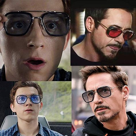 Tony Stark glasses 😎 Tony Stark Sunglasses, Aviator Fashion, Peter Parker Spiderman, Glasses Square, High Fashion Accessories, Eyeglasses For Men, Aviators Women, Cycling Sunglasses, Frame Eyeglasses