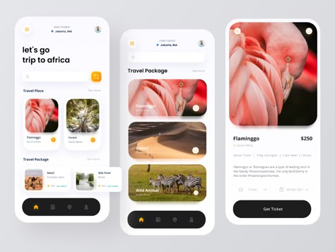 App Ui设计, Desain Ux, Ux Design Mobile, Trip To Africa, App Design Layout, Ux App Design, Mobile Application Design, Mobile App Design Inspiration, App Interface Design