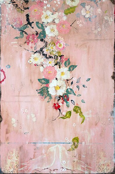 Exercicedestyle: Kathe Fraga Parisian Wallpaper, Flowers Painted, Arte Floral, Henri Matisse, Art Paint, Painting Inspiration, Chinoiserie, Graphic Illustration, Floral Art