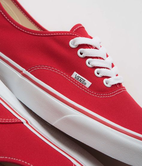 Description Vans Authentic Shoes Vans Authentic Shoes in Red. A classic silhouette with contrast stitching, this Vans Authentic is designed with block tone canvas uppers and contrast stitching. Featuring printed insoles, metal eyelets and flat laces, this red Vans Authentic is finished with a wrap-around foxing, a white rubber midsole, a gum rubber Waffle™ outsole and with woven Vans flag label branding. Recognised for edits including Coast 2 Coast, Reality Breakdown and Bom Viva, Vans is a timeless skate brand that launched in 1966. Rooted in skate, surf and streetwear culture with an appreciation for creative design and community culture, Vans is an inspiring label home to the likes of Beatrice Domond, Andrew Allen and Aiden Mackey. Product Details Canvas Upper Contrast Stitching Flat La Red Vans Authentic, Beatrice Domond, Vans Authentic Shoes, Streetwear Culture, Authentic Shoes, Red Vans, Shoes Vans, Skateboard Store, Red A