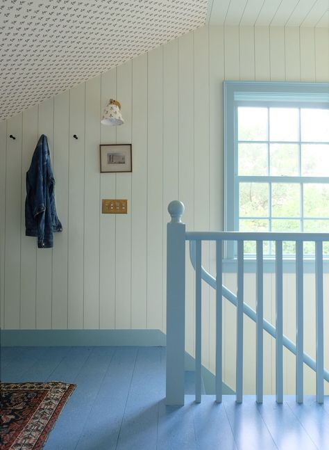 Banqueting House, Painted Wood Floors, Blue Floor, Boutique Interior Design, Guest Cottage, Up House, Boutique Interior, Decoration Inspiration, Painted Floors