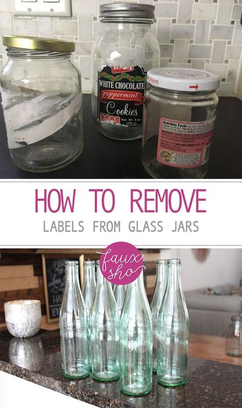 Reuse and repurpose with ease! Learn how to effortlessly remove labels from glass jars for your next DIY craft project. This guide offers simple, eco-friendly methods to clean and prepare your jars, perfect for anyone looking to engage in glass jar crafts. Whether you’re organizing home storage, creating decorative items, or preparing for a craft fair, starting with a clean jar is essential. Reusing Glass Jars, Glass Jar Crafts, Crafts With Glass Jars, Chocolate Peppermint Cookies, Room Decor Crafts, Home Decor Diy Crafts, Remove Labels, Jar Diy, Home Decor Diy