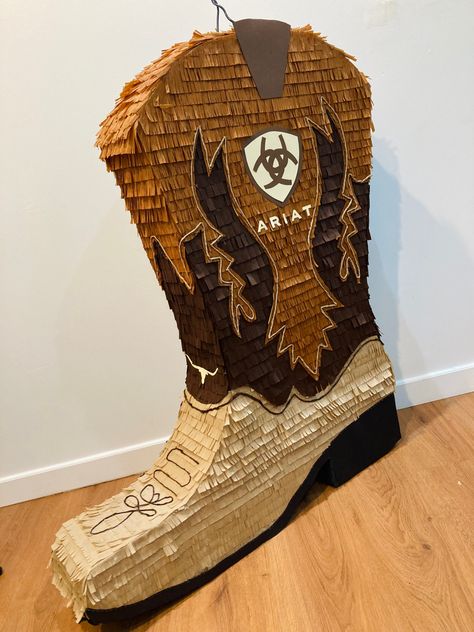 Cowboy Pinata, Boot Pinata, Cowgirl Birthday Cakes, Western Birthday Cakes, Cowboy Themed Birthday Party, Sweet 16 Party Decorations, Rodeo Birthday Parties, Mexican Birthday Parties, Birthday Theme Decoration