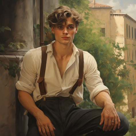 Italian handsome Guy man Boy Victorian Male, Victorian Man, Italian Boys, Character Inspiration Male, Fantasy Male, Fantasy Novel, Fantasy Aesthetic, Gay Art, Story Inspiration