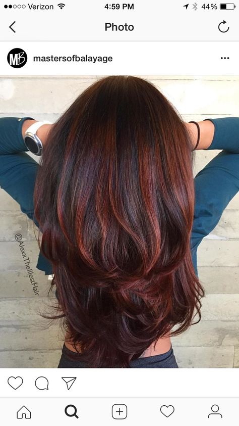 Red Balayage Hair, Rambut Brunette, Red Blonde Hair, Red Hair Inspo, Medium Short Hair, Hair Color Auburn, Mom Hairstyles, Haircuts For Medium Hair, Haircuts For Long Hair