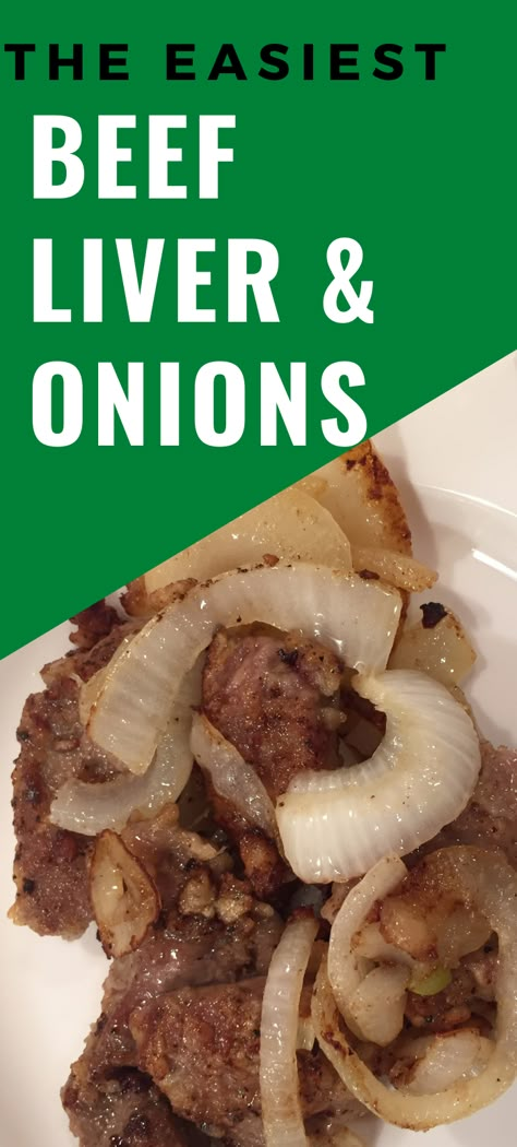 Beef Liver And Onions Recipe, Beef Liver And Onions, Liver And Onions Recipe, Calves Liver, Fried Liver, Liver And Onions, How To Cook Liver, Liver Recipes, Lemon Diet