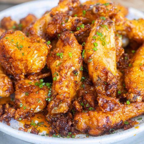 Mob — Crispy Honey Chipotle Wings Honey Chipotle Wings, Chipotle Wings, Mob Kitchen, Yoghurt Sauce, Gluten Free Chilli, Honey Chipotle, Air Fryer Chicken Wings, Grilled Lamb, Za Atar