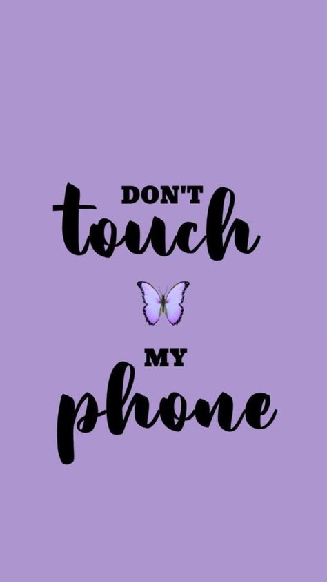 Don't Touch My Phone Wallpapers Cute, Dont Touch My Phone, Don't Touch My Phone, Rainbow Wallpaper Iphone, Funny Lock Screen Wallpaper, Purple Aesthetic Background, Phone Lock Screen Wallpaper, Cute Easy Doodles, Dont Touch My Phone Wallpaper