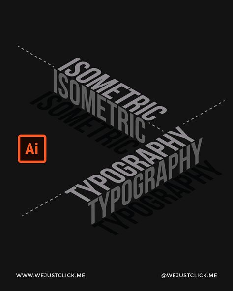 In this video i will show u how to make isometric text effect in adobe illustrator Illustrator Text Design, Poster In Illustrator, Typography Design Video, Illustrator Effects Graphics, Text Logo Design Typography, Text Adobe Illustrator, Typo Design Typography, Logo Illustration Design Ideas, Typography Poster Design Illustration