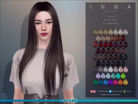 Long straight hair Found in TSR Category 'Sims 4 Female Hairstyles' Ts4 Cc Anto Hair, Sims 4 Cc Alpha Hair Straight, Anto Sims 4 Cc, Sims Cc Straight Hair, Anto Hairs Sims 4, Anto Sims 4 Hair, Sims 4 Cc Anto Hair, Sims 4 Long Hair Cc Alpha, Sims 4 Cc Hair Alpha Long