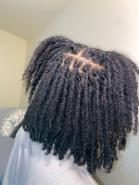 Medium Starter Locs Black Women, 4b Locs Natural Hair, Small Locs Hairstyles, Smeduiem Locs, Coil Starter Locs 4c Hair, 4c Locs 4c Hair, Medium Small Locs, Locs Medium Size, Small Locs Starter