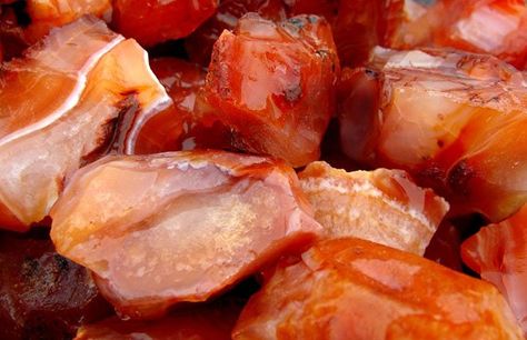 Red Carnelian Semi-Precious Stone | Magic Armor, Carnelian Crystal, Crystal Formations, Orange Stone, Orange Crystals, Orange Chicken, Body Energy, Body Balance, Carnelian Stone