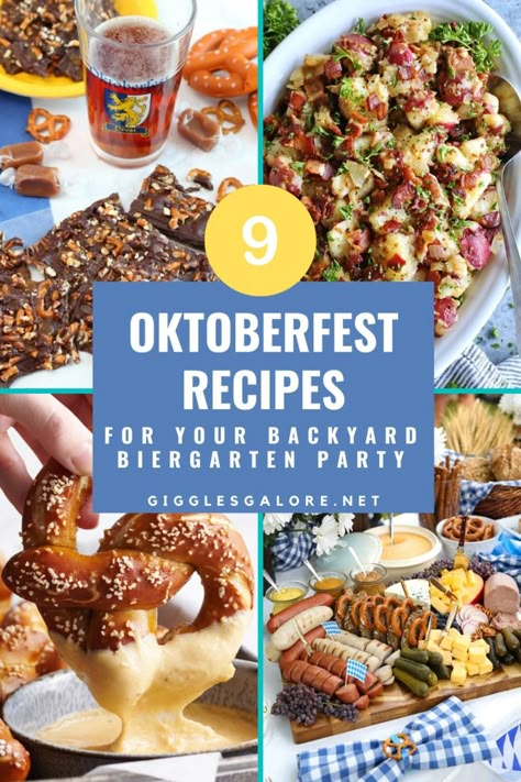 9 Oktoberfest Recipes for Your Backyard Biergarten Party Octoberfest Party Ideas, Oktoberfest Appetizer, Backyard Bonfire Party, Butternut Squash Side Dish, Oktoberfest Recipes, Traditional German Desserts, Oktoberfest Menu, Octoberfest Party, Hearty Food