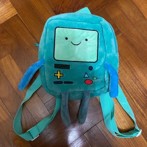 Adventure Time Bmo, Adventure Time Cartoon, Plush Backpack, Childrens Backpacks, Birthday List, Bag Green, Cute Stuffed Animals, Backpack Bag, Cute Plush