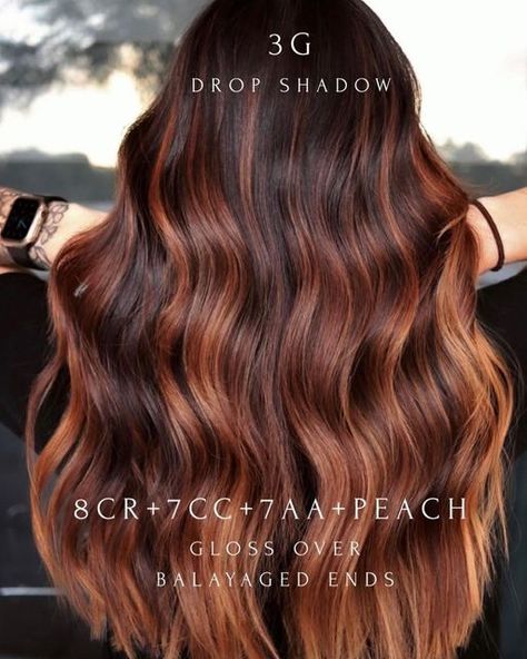 Spring Hair Color Trends, Cinnamon Hair, Redken Hair Color, Redken Hair Products, Hair Color Formulas, Spring Hair Color, Copper Hair Color, Hair Color Auburn, Brown Hair Balayage