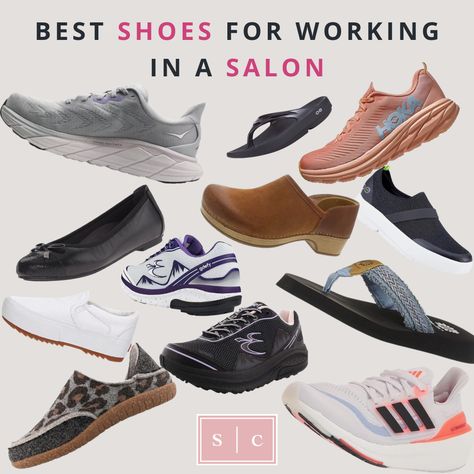 Best hairdresser shoes Shoes For Hairstylist, Best Shoes For Hairstylist, Hairstylist Tips, Asics Gel Noosa, Slip Resistant Shoes, Orthopedic Shoes, Best Shoes, Most Comfortable Shoes, Adidas Ultra Boost