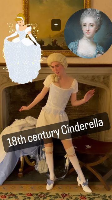 Historically Accurate Disney Princess, Asta Darling, Cinderella Ballgown, 18th Century Gown, Cinderella Cosplay, Disney Princess Cosplay, Time Traveller, Princess Cosplay, Disney Cosplay