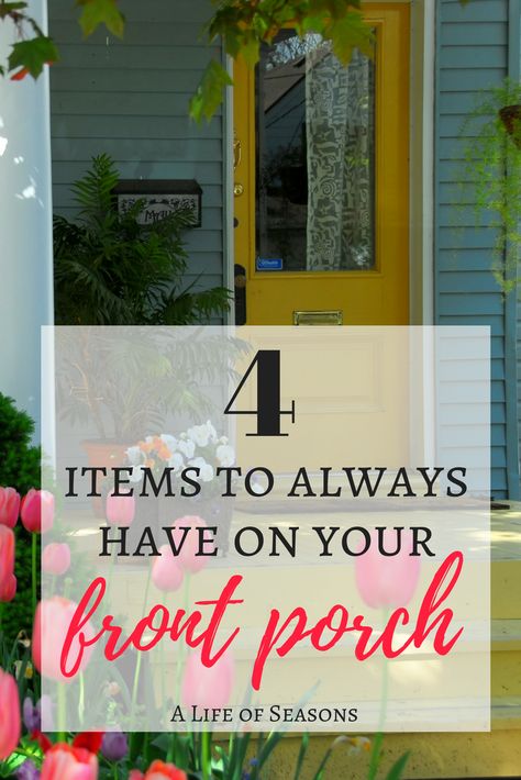 Country Front Porches, Small Porch Decorating, Diy Porch Decor, Front Porch Makeover, Summer Porch Decor, Spring Porch Decor, House Front Porch, Summer Front Porches, Front Porch Design