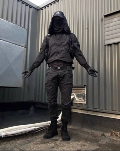 Parkour Outfits, Techware Fashion, Cyberpunk Clothing, Techwear Jacket, Black Outfit Men, Tech Wear Fashion, Japan Streetwear, Techwear Fashion, Tactical Wear