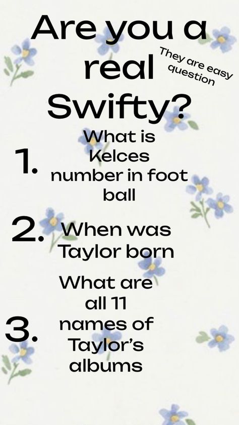 Are you a real swifty #easy questions Swiftie Questions, Q And A, Drinks Recipes, Food And Drink, Drinks