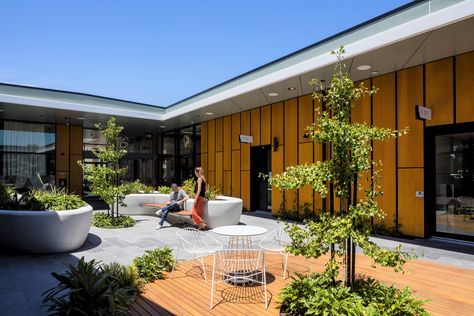 Parks Library / JPE Design Studio | ArchDaily Reading Garden, Port Adelaide, Park Ideas, Library Architecture, Modern Library, Public Seating, Cafe Style, Wayfinding Signage, Library Design