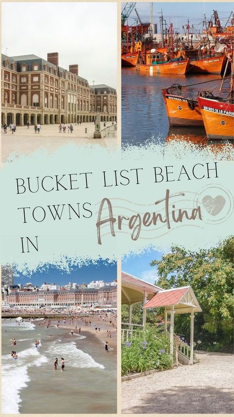 You're looking to spend your next holiday in Argentina? This is an excellent idea! So let's talk through The Best Beach Towns To Travel To In Argentina. Argentina is a perfect blend of city atmosphere, music, wildlife, and emblematic landscapes with a touch of wine. You will definitely get seduced by tango, football passion, gaucho culture, and natural wonders. Gorgeous beach towns with stunning coastal breathtaking views are an essential part of your trip Iguazu Waterfalls, Argentina Culture, Football Passion, Visit Argentina, Beach Towns, Argentina Travel, Next Holiday, Coastal Towns, Beach Town