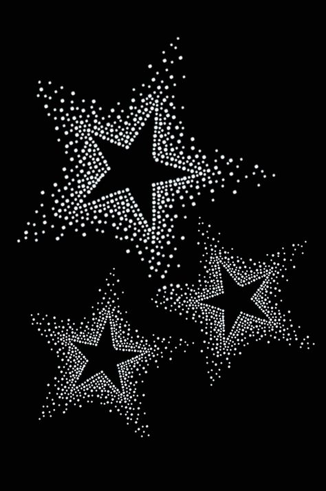 Black Shining Wallpaper, Stargirl Painting, Y2k Pattern Design, Rine Stone Art, Y2k Things To Paint, Star Embroidery Designs, Rhinestones Wallpaper, Star Painting Aesthetic, Stargirl Background