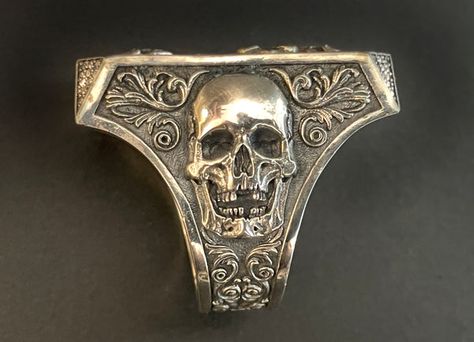 Crusader Cross, Church Door, Bold Statement Jewelry, The Soldier, Exotic Jewelry, Bold Rings, Animal Bones, Signet Rings, Skull Carving