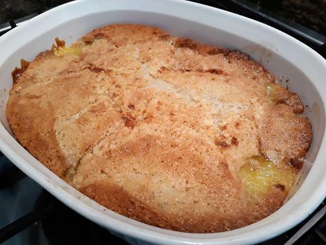 Easy Lemon Cobbler Recipe: This Lemon Cobber Recipe Really Is Magic | Desserts | 30Seconds Food Easy Magic Lemon Cobbler, Lemon Cobbler Recipes, Magic Lemon Cobbler, Magic Desserts, Lemon Cobbler, 30seconds Food, Lemon Pie Filling, Lemon Dessert, Baking Measurements