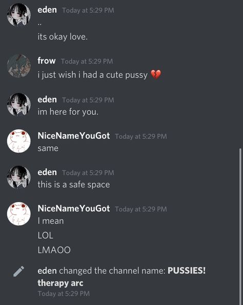 Discord Chats Funny, Matching Discord Names For Couples, Silly Pfps For Discord, Funny Discord Bios, Funny Discord Names, Funny Bios, Discord Names, Mikasa Anime, Silly Names