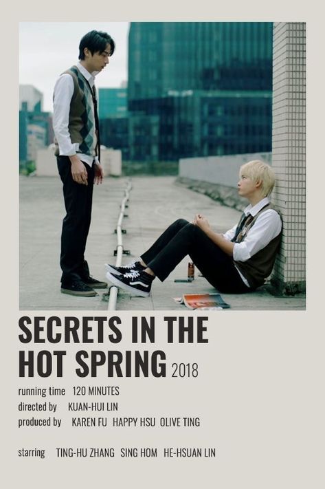 Secrets In The Hot Spring, Spring Movies, Spring Movie, Minimalist Polaroid Poster, Film Recommendations, Movies To Watch Teenagers, Drama List, Night Film, New Movies To Watch