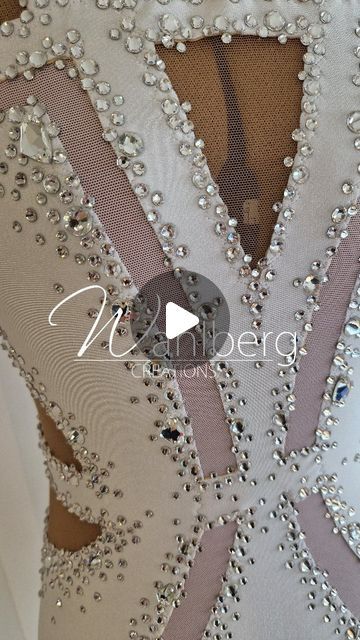 Baton Twirling Costumes, Twirling Costumes, White Leotard, Baton Twirling, Beautiful Costumes, Costume Design, Leotards, Custom Made, Crystals