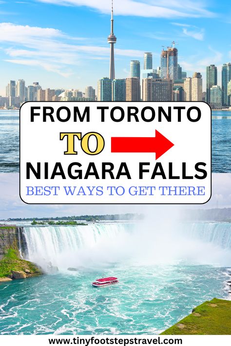 Interested in travelling from Toronto to Niagara Falls? In this article I highlight the best ways to get there. Niagara Falls Ontario Canada, Niagara Falls Vacation, Clifton Hill, Niagara Falls Ontario, Winter Trip, Niagara Falls Canada, One Day Trip, Stay Overnight, Winter Travel