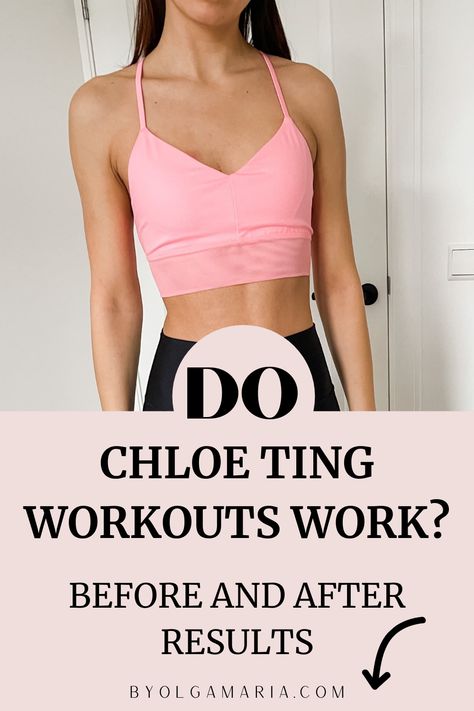 Chloe Tings workout programs are incredible! They show results super quick and the 2 week shred challenge helped me lose belly fat very fast! | Chloe Ting, chloe ting before and after, chloe ting before and after pictures, chloe ting workout review, workouts, workout at home, fitness, do chloe ting workouts work? | #chloeting #fitness #homeworkout #exercise #chloetingchallenge Chloe Ting Before And After, Chloe Ting Results, Chloe Ting Ab Workout, 2 Week Shred Challenge, Workout Programs For Beginners, Chloe Ting 2 Week Shred, Workout At Home Aesthetic, 30 Minute Workout At Home, Workout Aesthetic Fitness Motivation