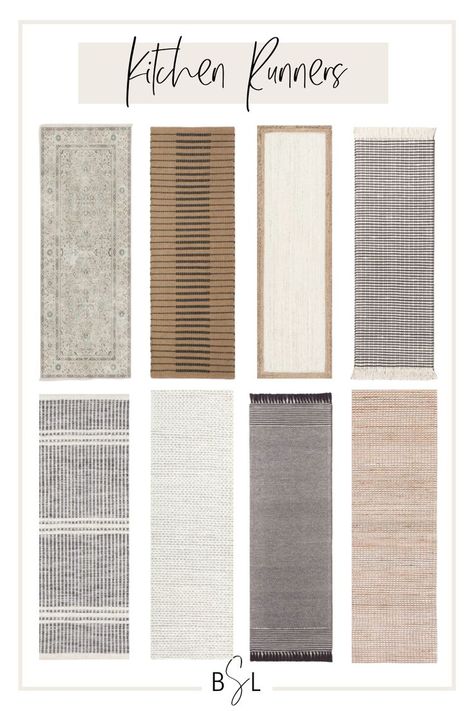 Looking for new a new rug for your kitchen? Here are some of the cutest kitchen runners on the market right now!! Mudroom Runner Rug, Carpet For Kitchen, Kitchen Runner Rug Non Slip, Kitchen Rug Decor Ideas, Mcgee Kitchen Rug, Boho Kitchen Rug Runner, Kitchen With Runner Rug, Kitchen Rugs Modern, Entry Way Rug Modern