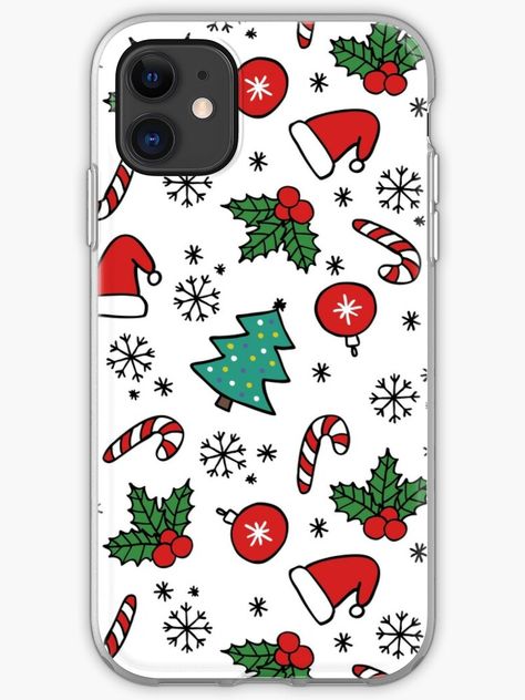 Christmas • Millions of unique designs by independent artists. Find your thing. Christmas Iphone, Branded Phone Cases, Christmas Phone Case, Pretty Phone Cases, Glitter Case, Paint Splash, Digital Gifts, Digital Gift Card, Cover For Iphone