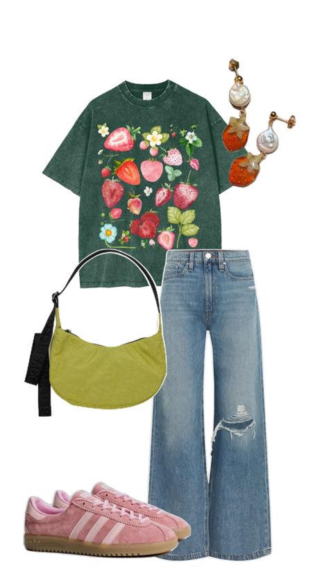 Gen Z Fashion, Strawberry Outfit, Outfit Collages, Neutral Outfit, Gen Z, Cute Everyday Outfits, Casual Style Outfits, Dream Clothes, Looks Vintage