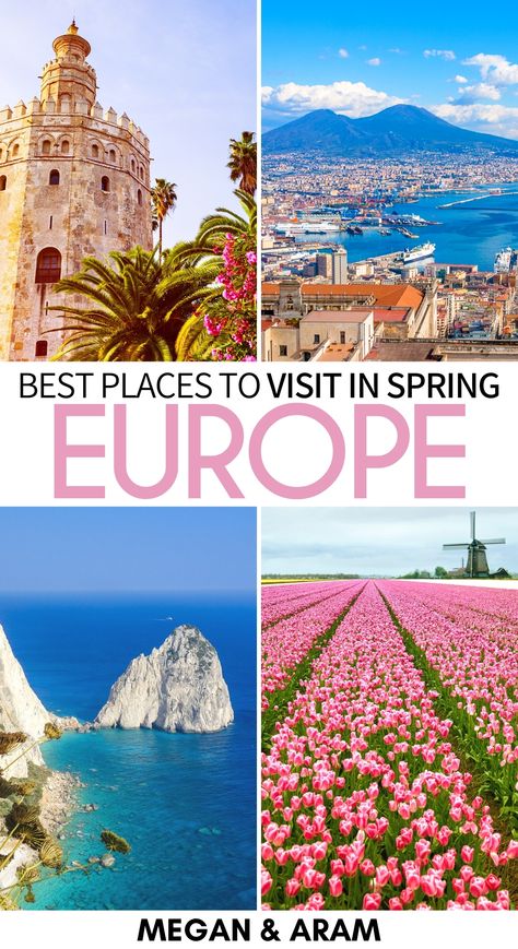 Spain In The Spring, Best Places To Travel In April, Germany In Spring, France In Spring, Europe In April, Spain In April, Germany In April, France In April, Europe In Spring