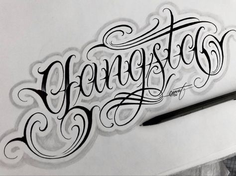 Fancy Cursive Fonts, Tattoo Stencil Designs, Tattoo Lettering Alphabet, Tattoo Lettering Design, Card Tattoo Designs, Chicano Lettering, Tattoo Lettering Styles, Graffiti Lettering Fonts, Tattoo Lettering Fonts