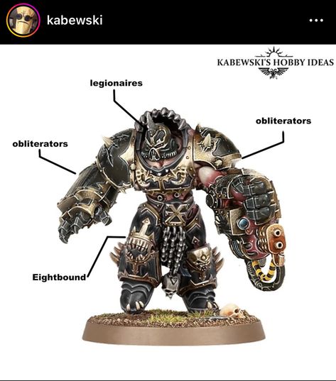 Chaos Space Marines, Chaos 40k, Warhammer 40k Memes, Warhammer 40k Figures, Caracter Design, Sons Of Horus, Warhammer Figures, Warhammer Paint, Warhammer Models